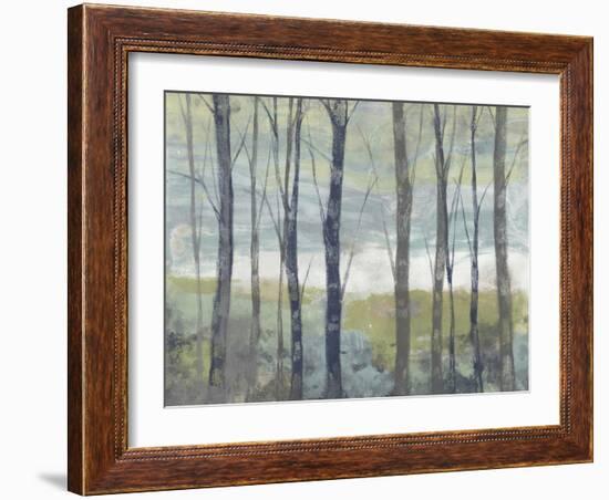Pastel Birches I-Jennifer Goldberger-Framed Art Print