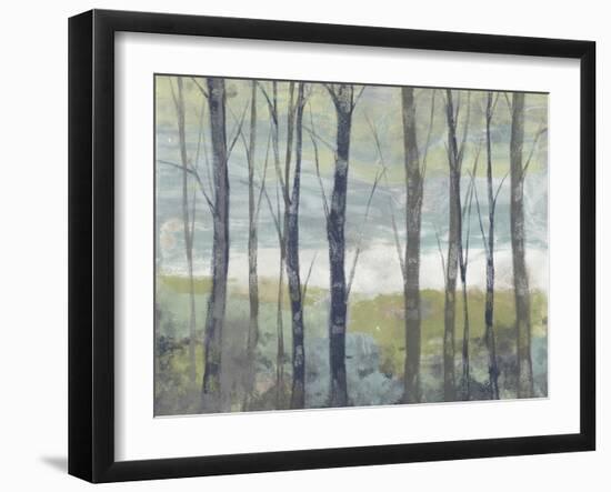 Pastel Birches I-Jennifer Goldberger-Framed Art Print