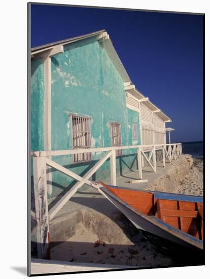 Pastel Building, Gran Roques, Los Roques, Venezuela-Stuart Westmoreland-Mounted Photographic Print