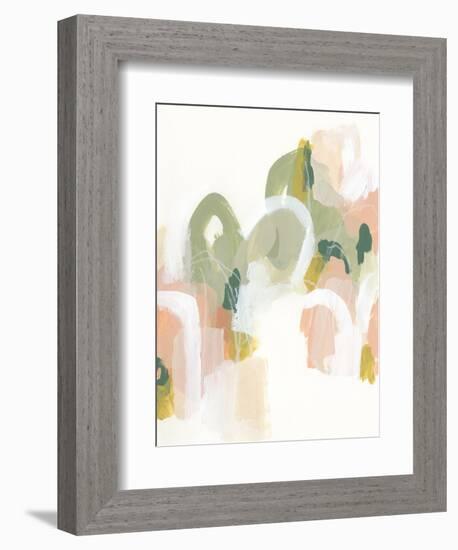 Pastel Cascade II-June Vess-Framed Premium Giclee Print