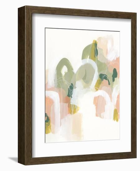 Pastel Cascade II-June Vess-Framed Premium Giclee Print