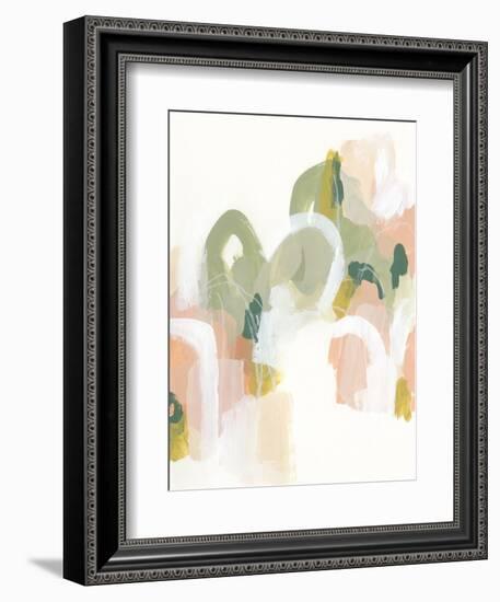 Pastel Cascade II-June Vess-Framed Premium Giclee Print