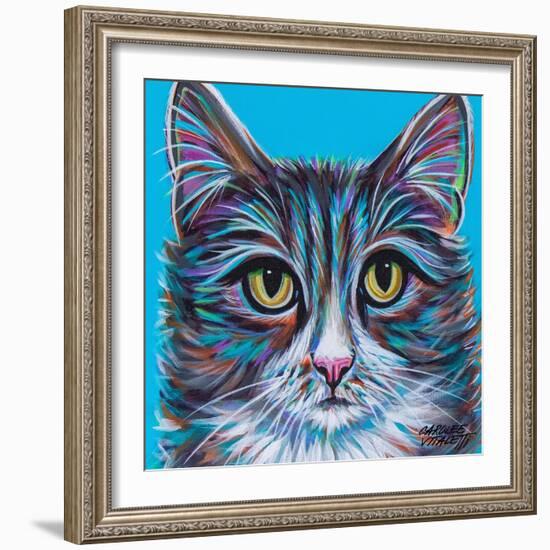 Pastel Cats I-Carolee Vitaletti-Framed Art Print