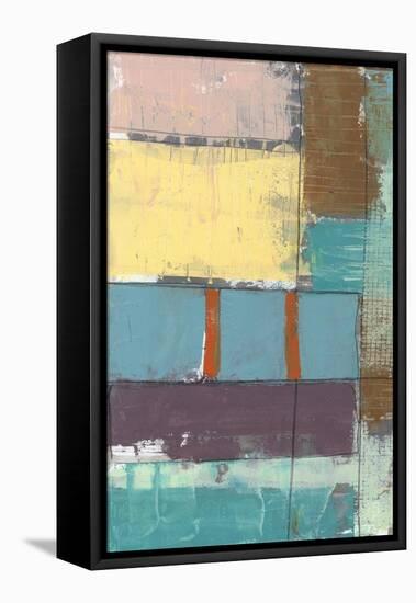 Pastel City III-Jennifer Goldberger-Framed Stretched Canvas