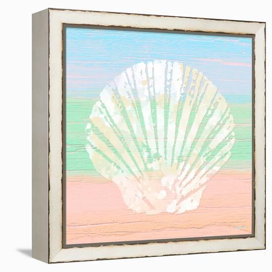 Pastel Coastal 1-Alonza Saunders-Framed Stretched Canvas