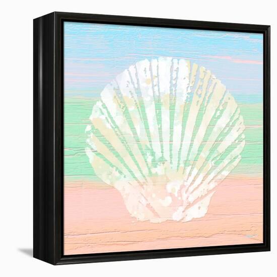 Pastel Coastal 1-Alonza Saunders-Framed Stretched Canvas