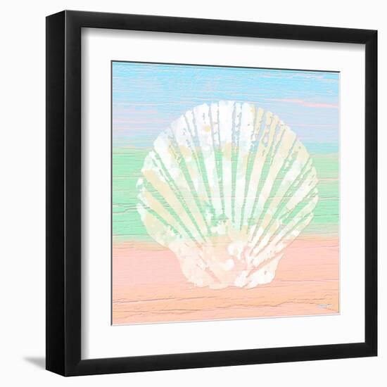 Pastel Coastal 1-Alonza Saunders-Framed Art Print