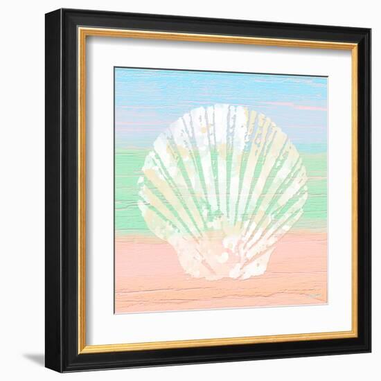 Pastel Coastal 1-Alonza Saunders-Framed Art Print