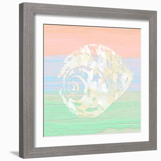 Pastel Coastal 2-Alonza Saunders-Framed Art Print