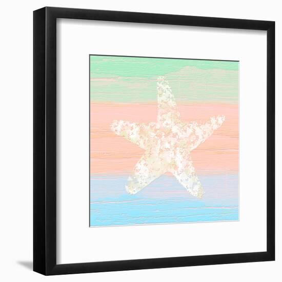 Pastel Coastal 3-Alonza Saunders-Framed Art Print