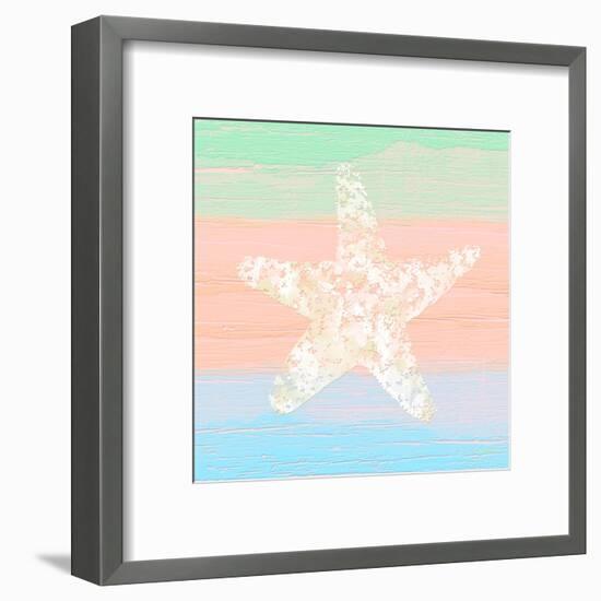 Pastel Coastal 3-Alonza Saunders-Framed Art Print