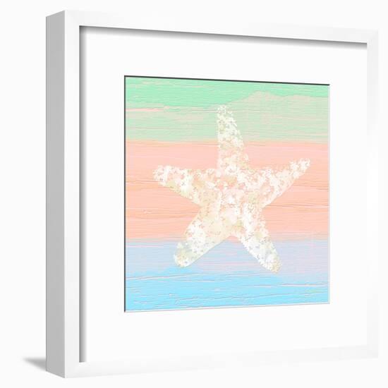 Pastel Coastal 3-Alonza Saunders-Framed Art Print