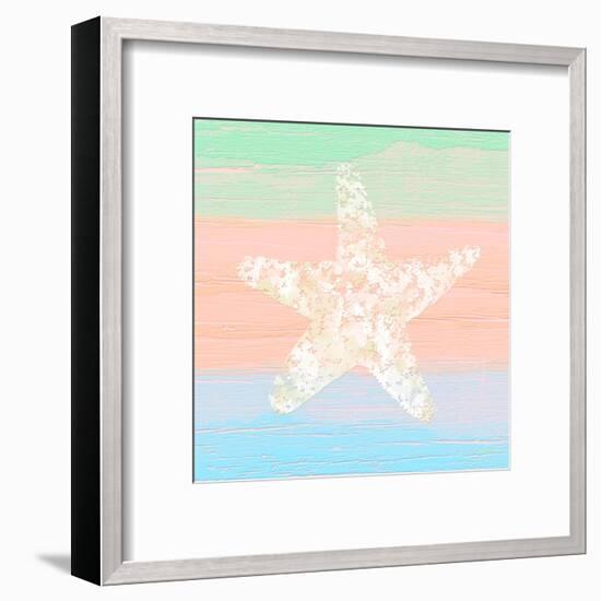 Pastel Coastal 3-Alonza Saunders-Framed Art Print