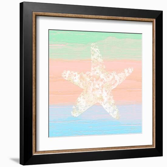 Pastel Coastal 3-Alonza Saunders-Framed Art Print