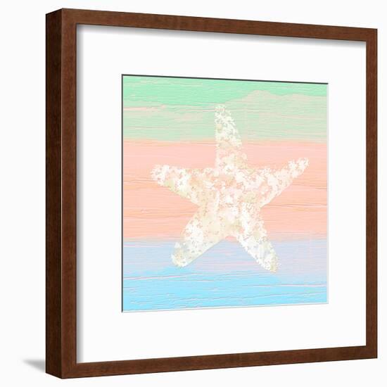 Pastel Coastal 3-Alonza Saunders-Framed Art Print