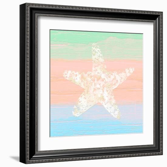 Pastel Coastal 3-Alonza Saunders-Framed Art Print