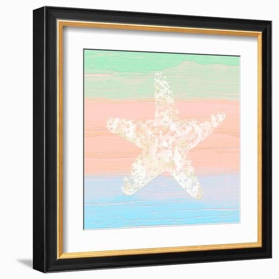 Pastel Coastal 3-Alonza Saunders-Framed Art Print