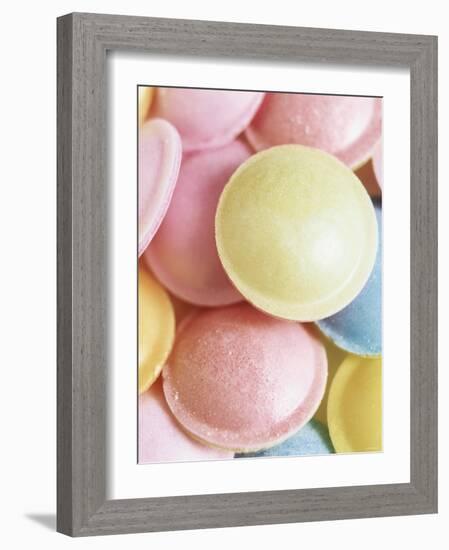 Pastel-Coloured Flying Saucers-Sam Stowell-Framed Photographic Print