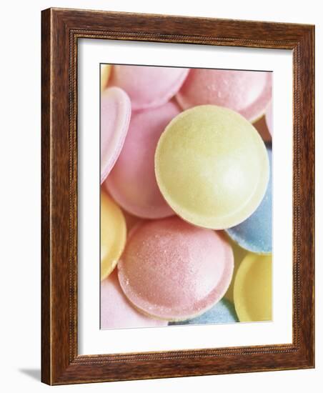 Pastel-Coloured Flying Saucers-Sam Stowell-Framed Photographic Print