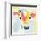 Pastel Cow I-Victoria Barnes-Framed Art Print