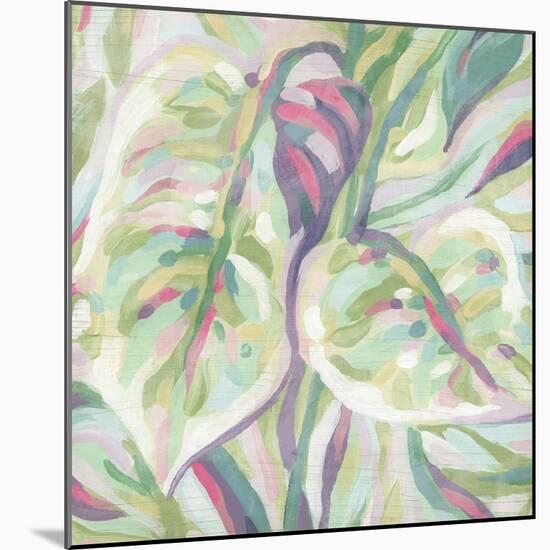 Pastel Driftwood Palm Leaves I-June Vess-Mounted Art Print