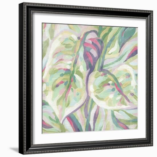 Pastel Driftwood Palm Leaves I-June Vess-Framed Premium Giclee Print