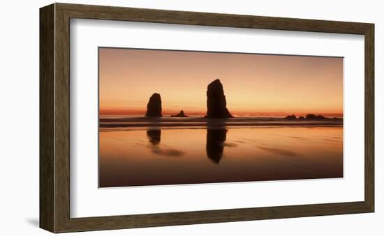 Pastel Evening on the Coast-Don Schwartz-Framed Art Print