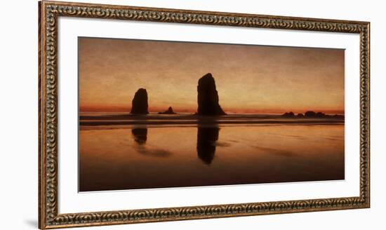 Pastel Evening on the Coast-Don Schwartz-Framed Art Print