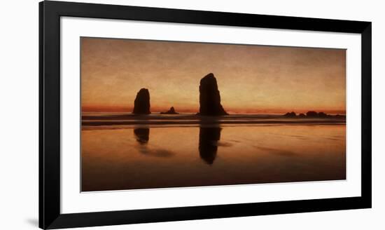 Pastel Evening on the Coast-Don Schwartz-Framed Art Print