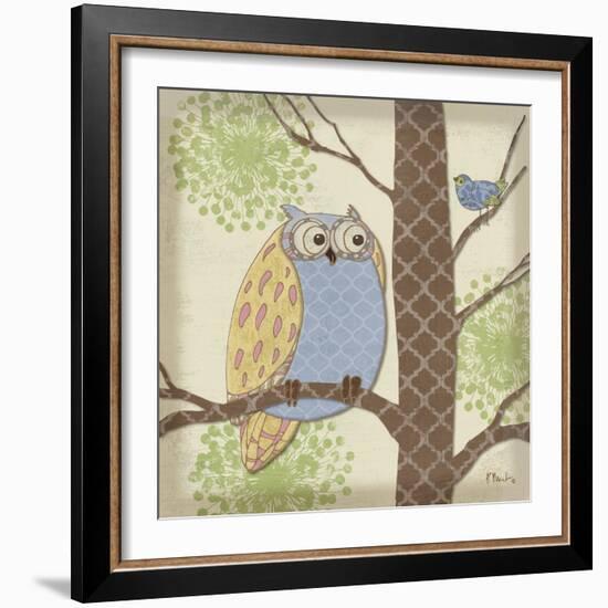 Pastel Fantasy Owls II-Paul Brent-Framed Art Print