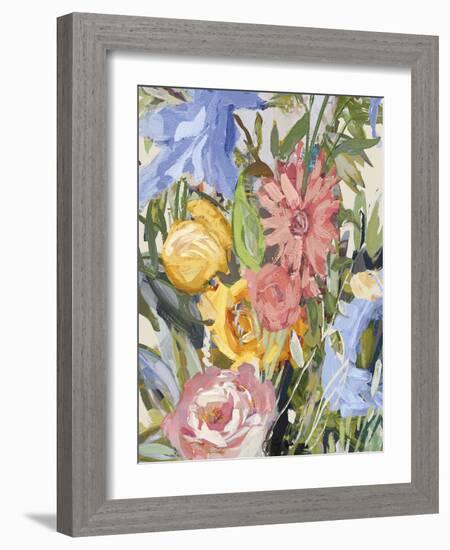 Pastel Flora-Tania Bello-Framed Art Print