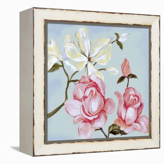 Pastel Floral I-Margaret Ferry-Framed Stretched Canvas