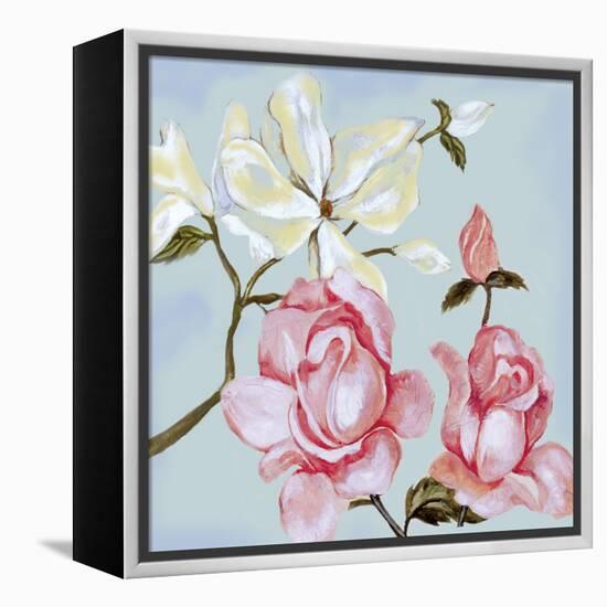 Pastel Floral I-Margaret Ferry-Framed Stretched Canvas