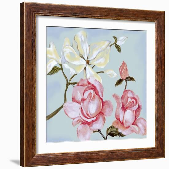 Pastel Floral I-Margaret Ferry-Framed Art Print