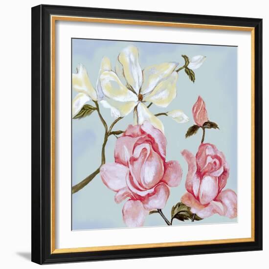 Pastel Floral I-Margaret Ferry-Framed Art Print