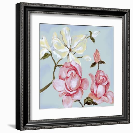 Pastel Floral I-Margaret Ferry-Framed Art Print