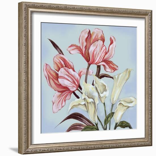 Pastel Floral II-Margaret Ferry-Framed Art Print