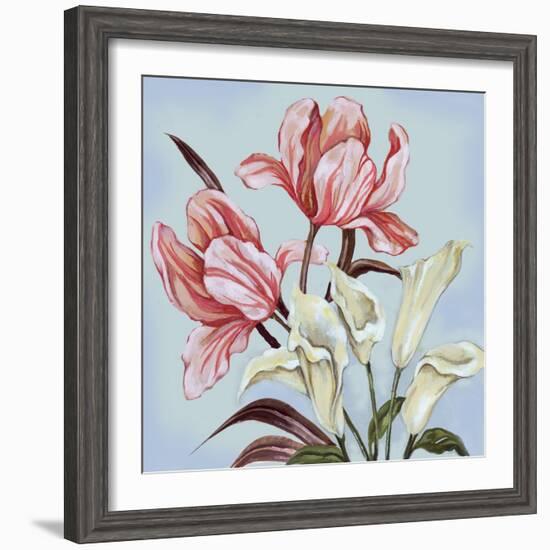 Pastel Floral II-Margaret Ferry-Framed Art Print