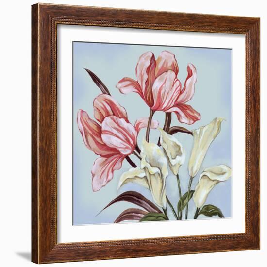 Pastel Floral II-Margaret Ferry-Framed Art Print