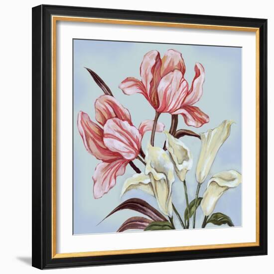 Pastel Floral II-Margaret Ferry-Framed Art Print