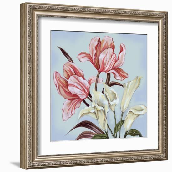 Pastel Floral II-Margaret Ferry-Framed Art Print