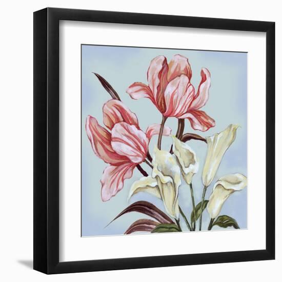 Pastel Floral II-Margaret Ferry-Framed Art Print