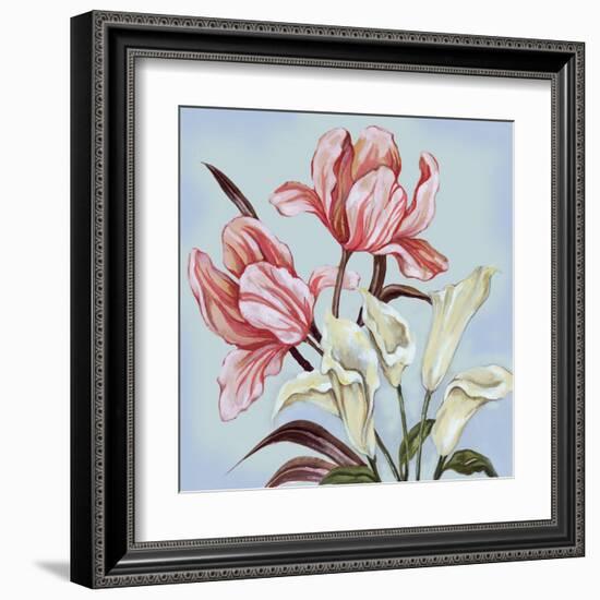 Pastel Floral II-Margaret Ferry-Framed Art Print