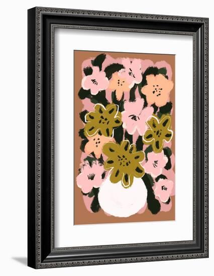 Pastel Flower Impression No 7-Treechild-Framed Photographic Print