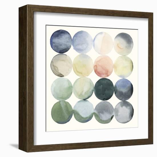 Pastel Hoops I-Grace Popp-Framed Art Print