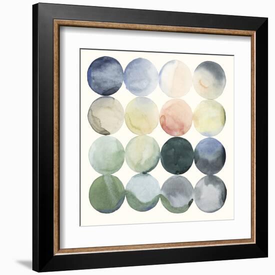 Pastel Hoops I-Grace Popp-Framed Art Print