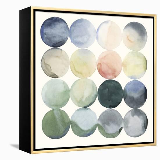 Pastel Hoops I-Grace Popp-Framed Stretched Canvas