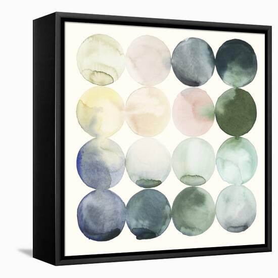 Pastel Hoops II-Grace Popp-Framed Stretched Canvas