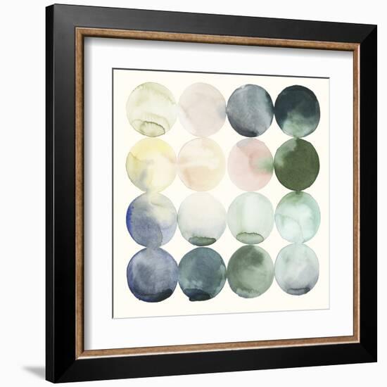 Pastel Hoops II-Grace Popp-Framed Art Print