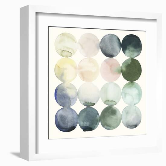 Pastel Hoops II-Grace Popp-Framed Art Print